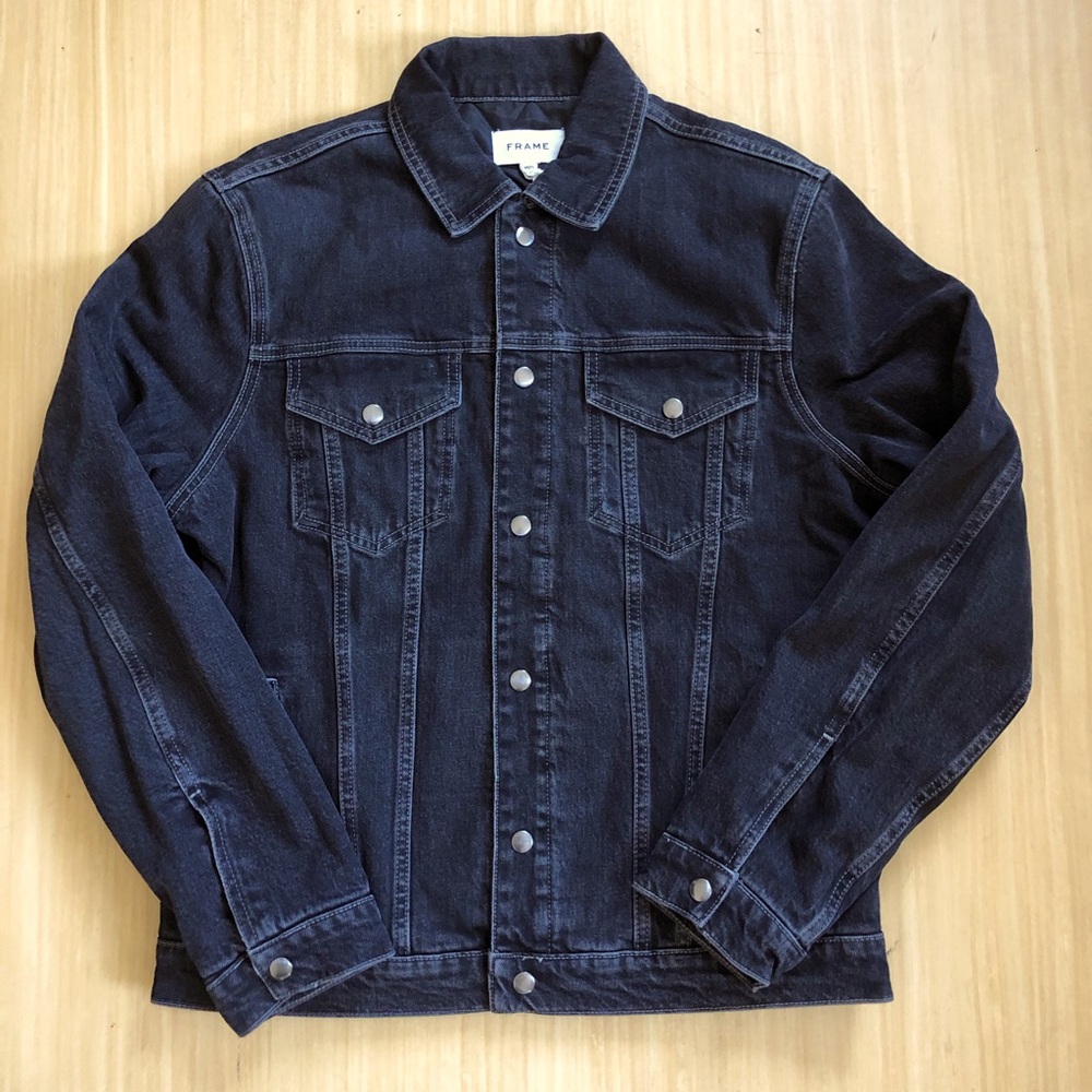 Frame Quilted Trucker Jacket